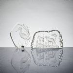 1430 3560 GLASS SCULPTURES